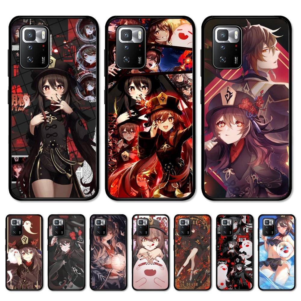 Genshin Impact Hu Tao Phone Case For Redmi Note 4 X 5 A 6 7 8 T 9 9S 10 11 11S 11Epro Poco M3 Pro