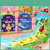Developmental Sticker Kids Book Reusable Paper Bubble Stickers Creative Play