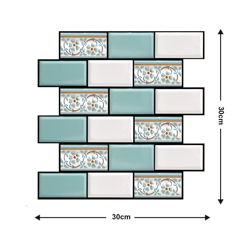Autocolante de perete 3D PVC autoadezive în stil european: Decor Renovare Impermeabil