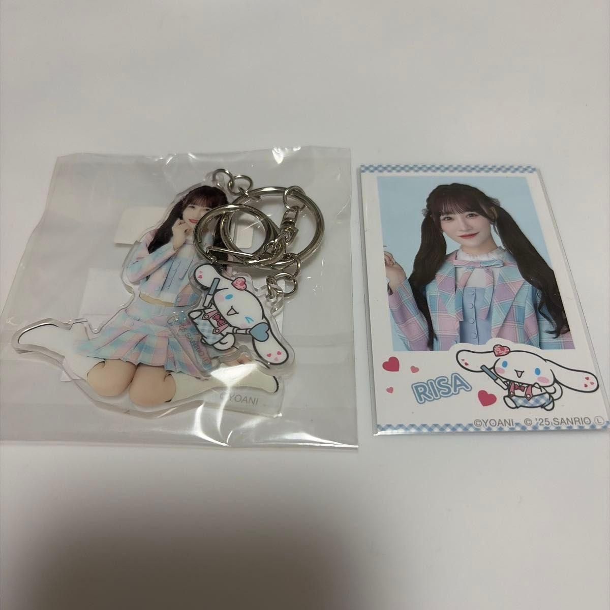 Used =LOVE Equal Love Risa Otoshima Acrylic Key Chain Instax Photo Card