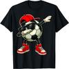 Fußball Dabbing Lustiger Spieler Fußball T-Shirt