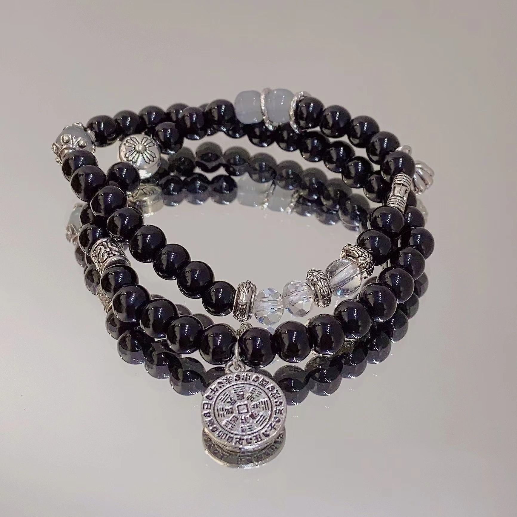 

National tyle beaded bracelet women retro double-layer temperament bracelet
