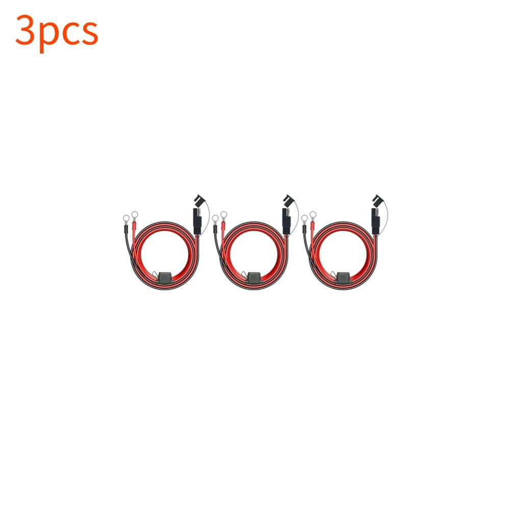 Charger Cable For Motorcycle Battery Terminal To SAE Quick Extension Cable With 10A Fuse O Connector Battery Charger Adapter