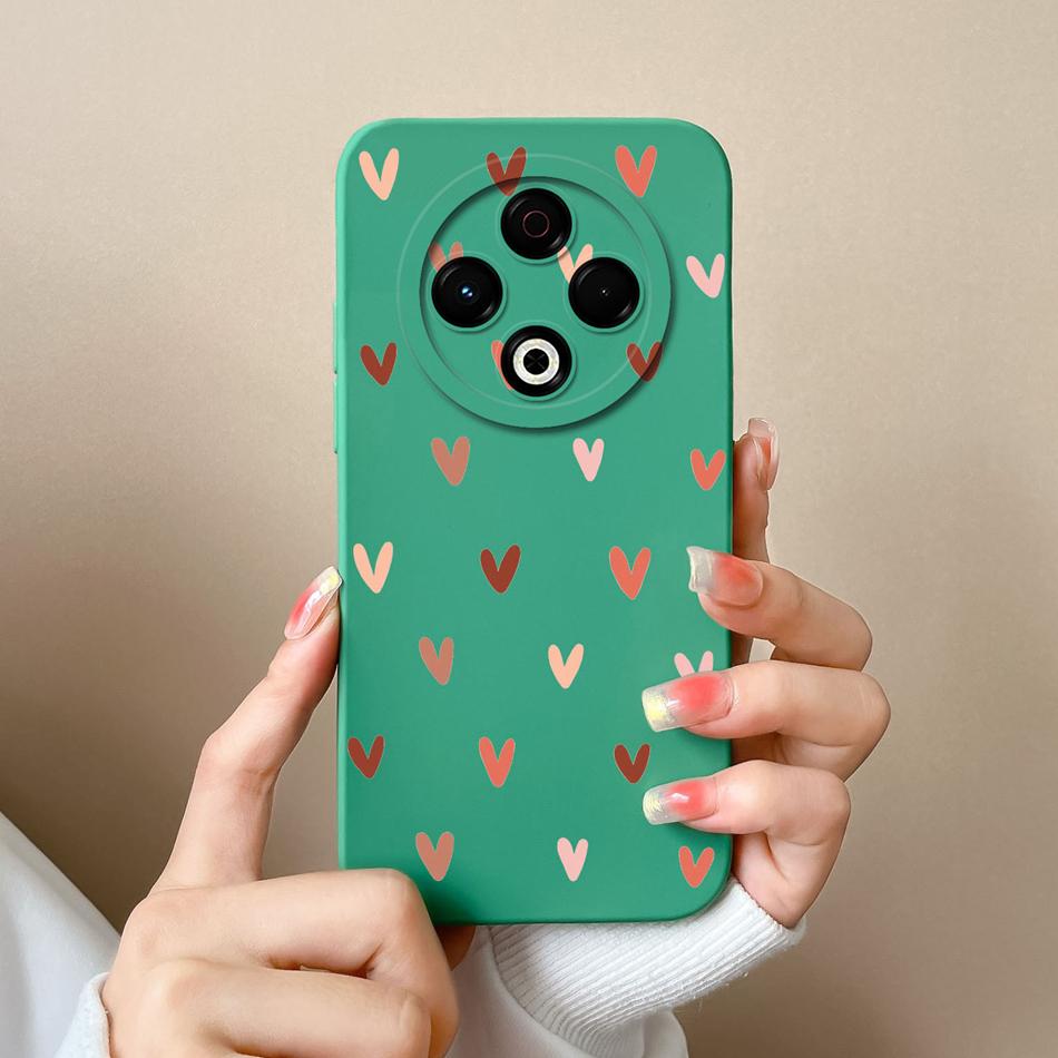 For Tecno Spark 30 Pro 30C Case Love Heart Back Cover For Tecno Spark 30C 4G 5G Full Protection Soft Liquid Silicone Phone Cases
