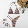 Two Piece Suit Bikinis Women Swimsuit Push Up Bathing Suit Sexy Bikinis Sets Swimwear Print Beachwear Solid Biquinis