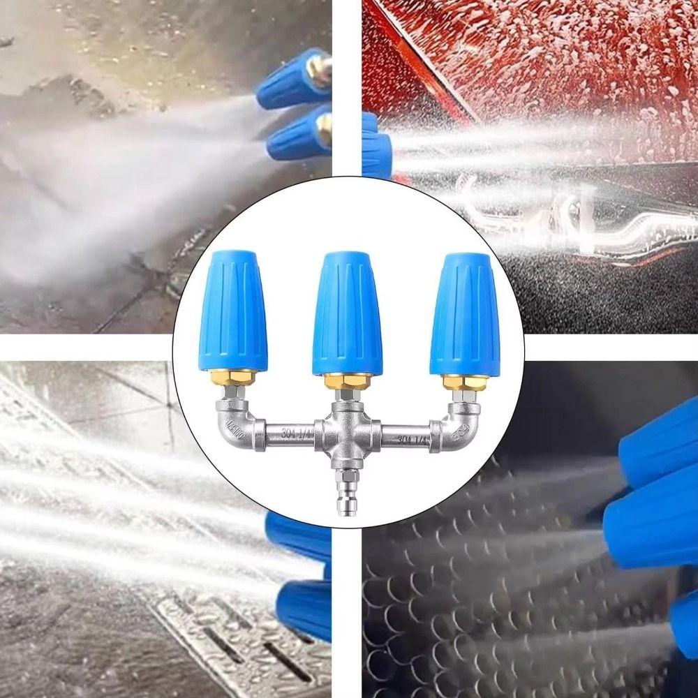 1/4 Inch Quick Connector Pressure Washer Nozzles 4000 PSI Rotating Pressure Washer Nozzle  Lawn