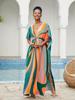 2023 European & American Cotton Beach Cover-up: Loose Robe-Style Long Dress Swimsuit Outerwear for Women