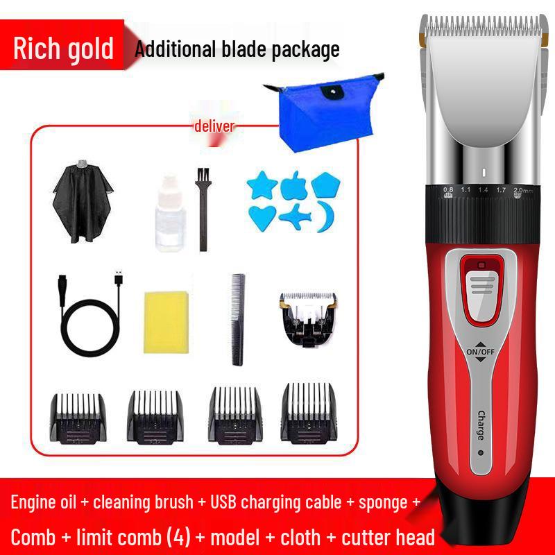 Professional Electric Hair Clipper for Salon & Home Use – Ideal for Bald and Oil Head Styles, Men's Grooming Tool