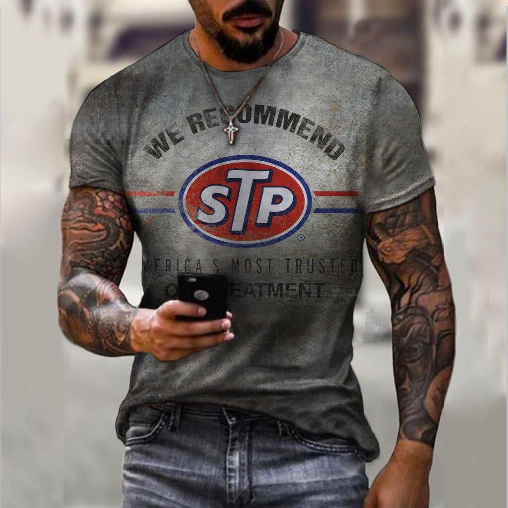 Summer New Graphic Casual Short Sleeved T Shirt For Men Oversized Streetwear 3D Digital Printing Large Size Top Tees For Male