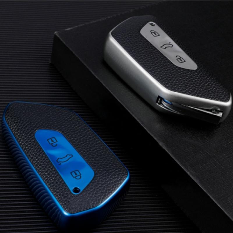 Design Nou Piele TPU Husă Carcasă Cheie Auto Fob Pentru VW Golf 8 ID4 Pentru Skoda Octavia 4 A8 MK8 Pentru Seat Leon Fr Mk4 Cupra Formentor 2023