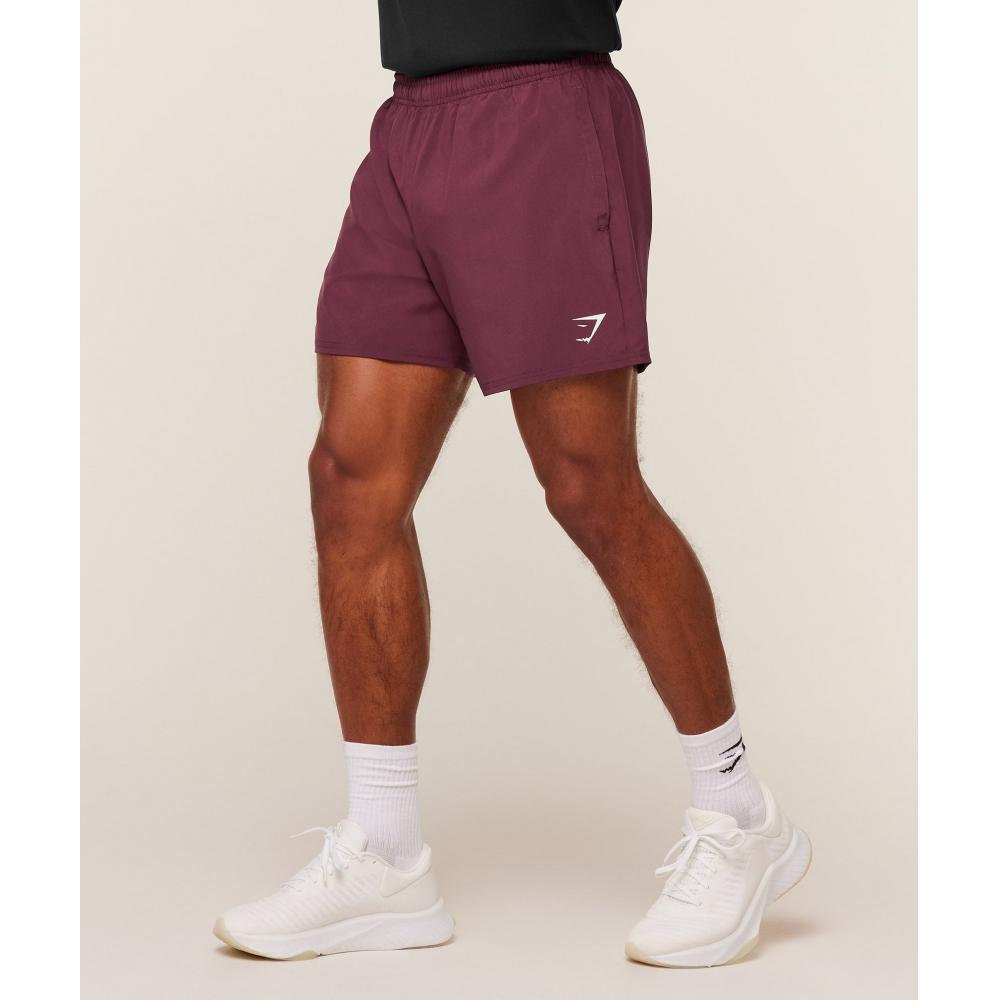 Gymshark Arrival 5  Shorts Gs Impact Burgundy A2a1m Rcf3