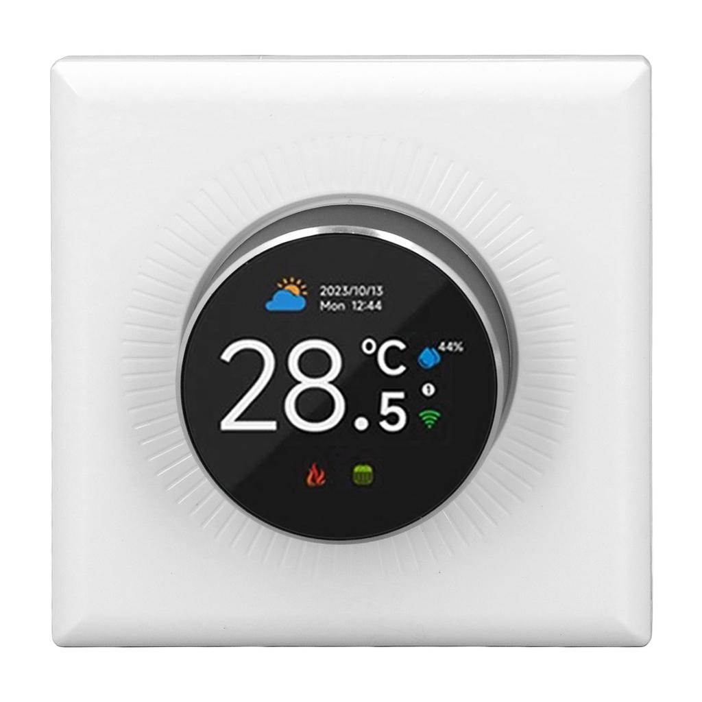 WLAN Smart Thermostat Wöchentlich programmierbarer Temperaturregler für elektrische Heizung 16A Drehknopf APP
