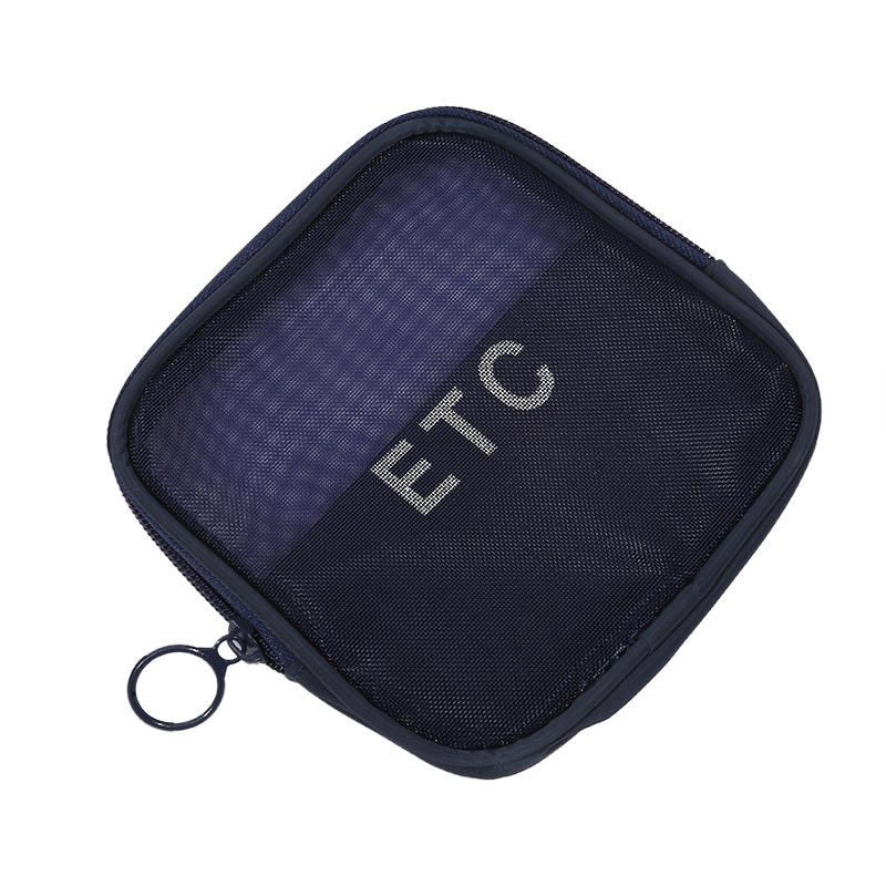 Transparent Mesh Makeup Bag Storage Case Zipper Make Up Bags 3 Size Women Travel Toiletry Wash Cosmetic Bag