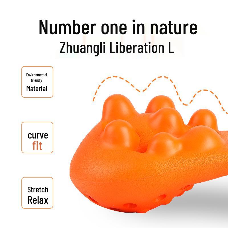 Dual-Use Lumbar & Neck Massager Cushion with Acupressure Tapping