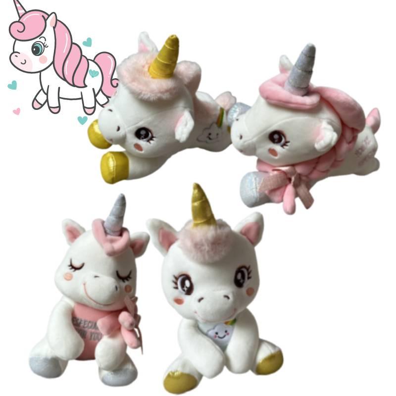 Cute Unicorn Plush Toy Doll With Soft Short Fur Perfect For Sleeping And Cuddling Ideal Gift For Kids 20cm Sitting Style