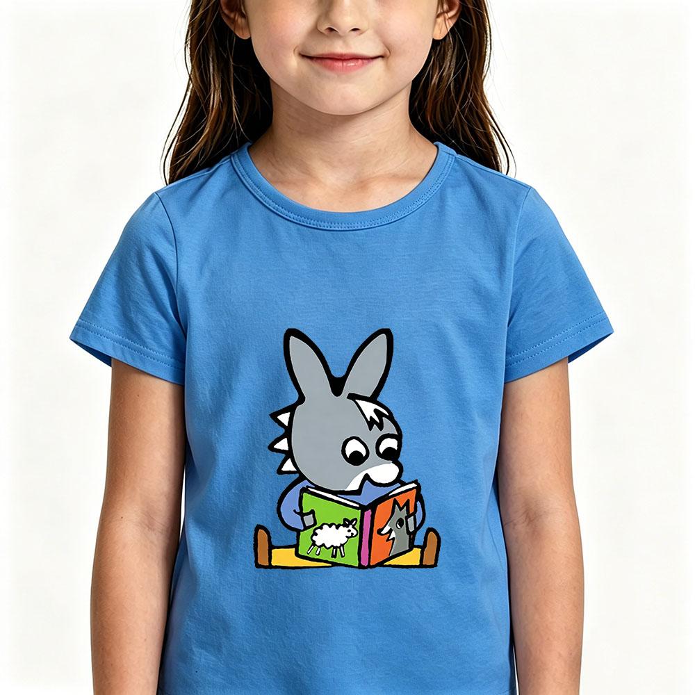 T-shirt per bambini Trotro Cartoon 100% Cotone Stampa Anime T-shirt 2-12 Anni Manica Corta Bambini Ragazze Quotidiano Casual Toddler Estate