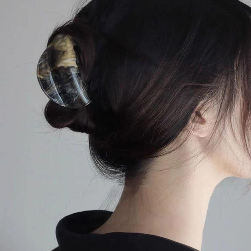 

Держатель для хвоста, женская заколка для волос в корейском стиле, заколка в виде краба, звездное небо, коготь для волос, аксессуары для волос