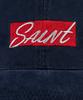 Wig Saint Box Logo Cation Washed Ball Cap - Navy