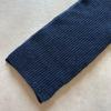 Used OLD JOE Ribbed Knit Wool Scarf Navy A/W