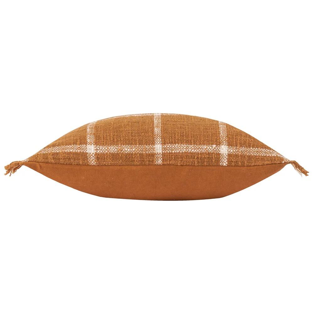 Povlak na polštář s třásněmi a kostkovaným vzorem Yard Beni