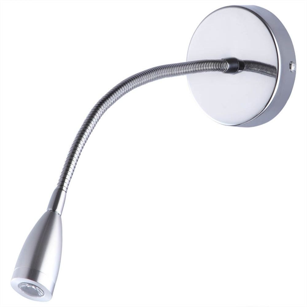 Silberne LED-Wandleuchte AC85-265V Wandleuchter Energiesparendes Wandlicht Wohnzimmer