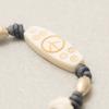 Etched Bracelet (Peace) Blue