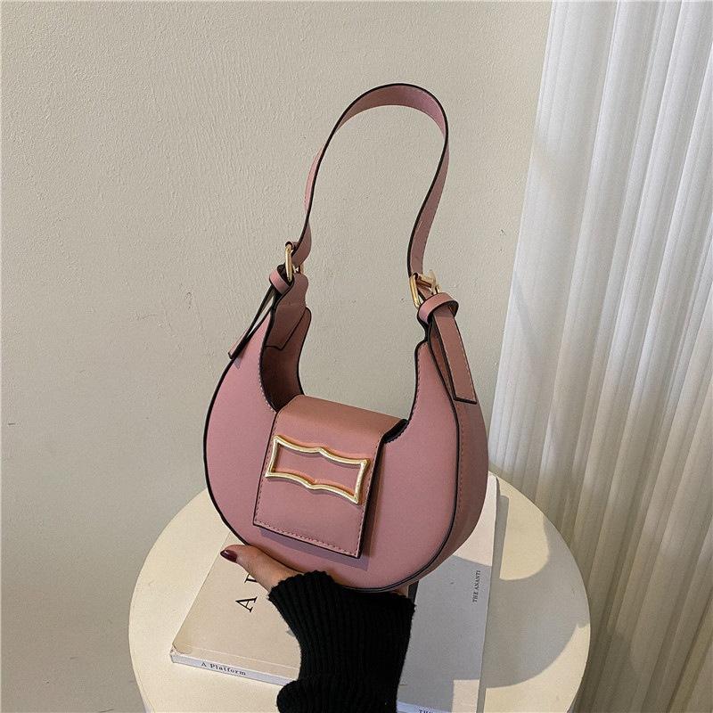New Fashionable Small Square Bag High-end Texture Classic Solid Color Shoulder Bag for Women Ins Niche Cross-body Bag