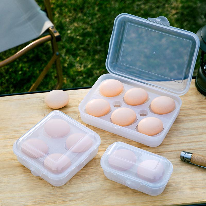 Shockproof Shatterproof Egg Holder - Portable, Anti-Fall Plastic Storage for Camping & Home
