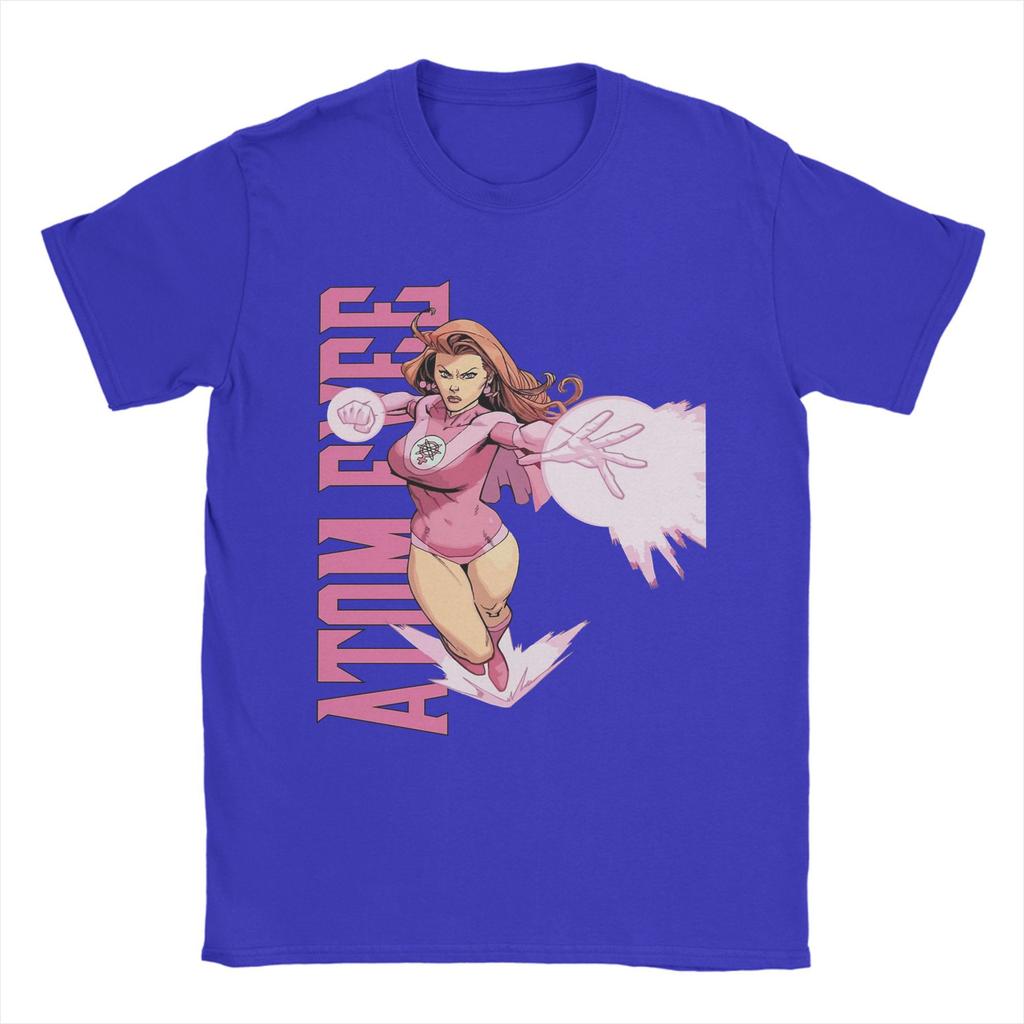 Humor Atom Eve Invincible Character T-Shirts for Men Round Collar Cotton T Shirts Thragg Short Sleeve Tee Shirt Plus Size Tops