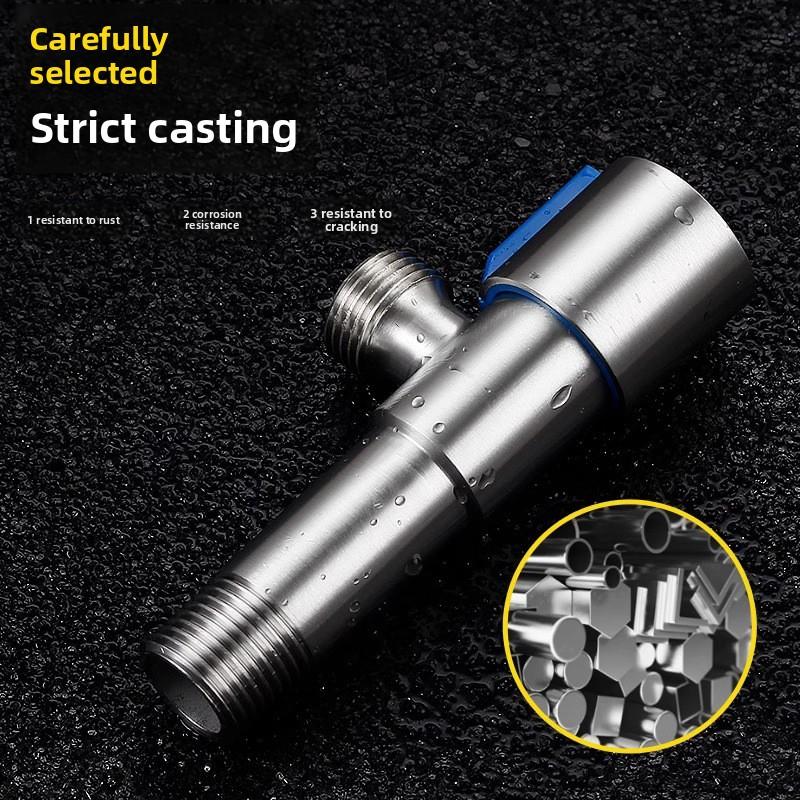 Bathroom Basin Sink Faucets Taps Angle Stop Valve Brass Black Finish G1/2" Shut Off Valve Bathroom Toilet Bidet Shower Water Tap
