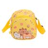 Cartoon Printed Capybara Shoulder Bag Children Outdoor Leisure Crossbody Bag