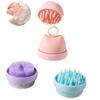 Scrubbing Function Cat Bath Brush Wet and Dry Use Soft Bristles Dog Cleaning Brush Hanging Can Hold Shower Gel