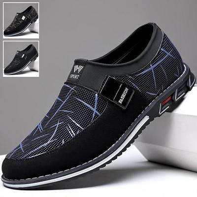 Zapatos de Cuero Informales con Estilo para Hombres Mocasines de Negocios cómodos Zapatos sin Cordones de Ocio para Oficina para Hombres Zapatos Planos para Conducir