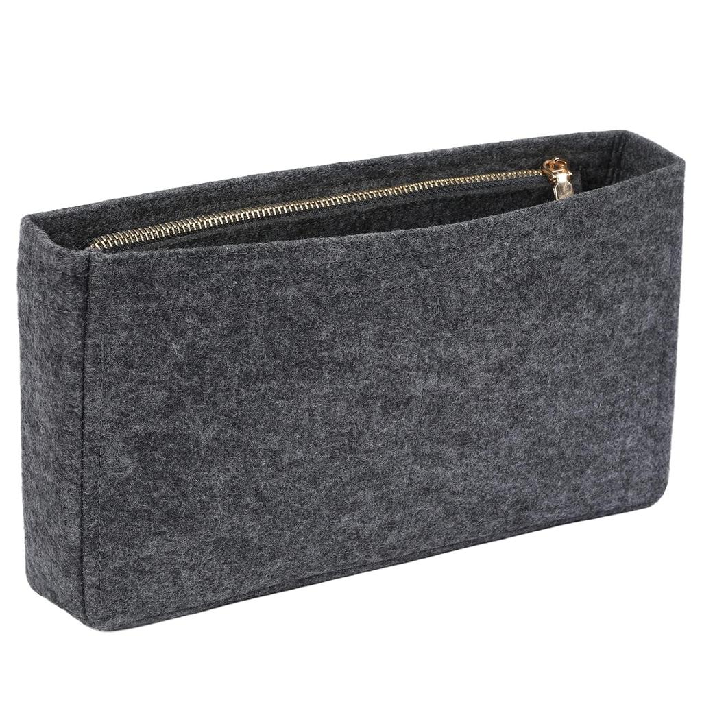 SHINGONE Horizontal Felt Bag-in-Bag, Suitable for Galleys and Luxury Bags, Zippered, Small Size, Lightweight, Organized, Inner Bag for Commuting,
