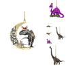 Świąteczna zawieszka dinozaur 2023 do dekoracji świątecznego drzewka i jako prezent na imprezę