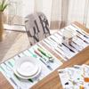 Cartoon 40*28cm Table Decoration Dinner Bowl Kitchen Tableware Table Mat Placemat Disc Pad