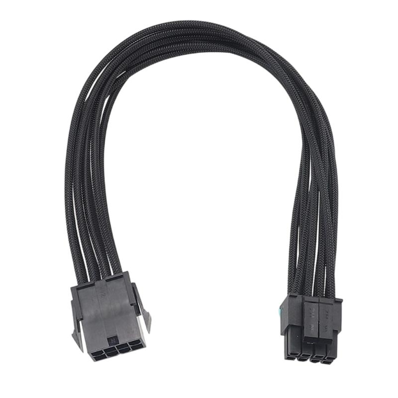 8Pin CPU Power Extension Cord with Fire Resistant Sleeve Enhances Stability for CPU Video Card High Conductivity