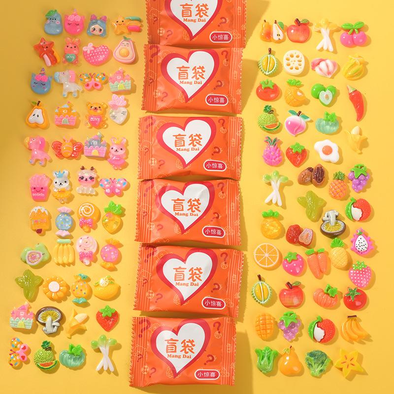 

Миниатюрная еда, игрушки, фрукты, животные, слепой мешок, детский сад, приз, рекламная акция, маленький слепой мешок, смола, маленькая игрушка