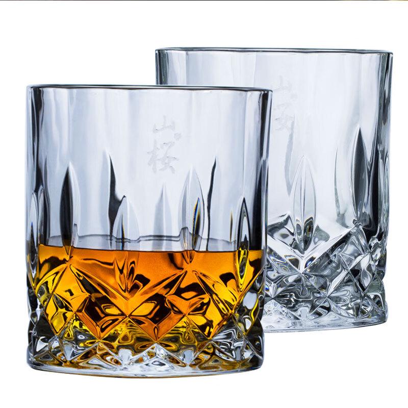 Edo Yamasakura Crystal Whiskey Glass