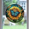 Flower Theme 2D Flat DIY Special Shape Rhinestone Diamond Art Window Pendants Diamond Painting Set Wall Decor for Home & Windows