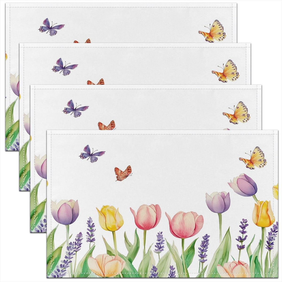 

Bear Placemats Set of 4 18 x12 Kids Rustic Cabin Country Tree Table Place Mats Boys Girls Teens Wild Animal Placemat 4pcs-12x18
