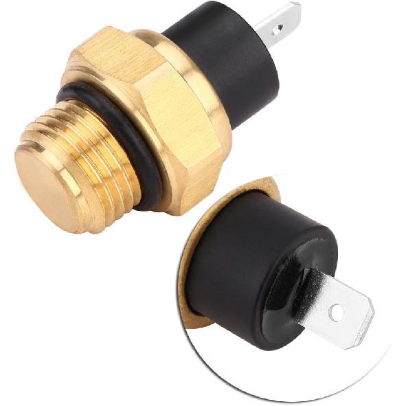 Fan Switch Sensor, Electric Radiator Fan Switch, Fan Switch for VFR700F VFR750F VFR800 VTR1000F VT600 VT750 VT1100 37760-MT2-003 Radiator Fan Switch