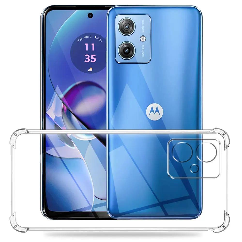 For Motorola Moto G54 Case Shockproof Clear Soft Silicone TPU Phone Case For Moto G53 Cover Coque For Moto G54 5G Global Fundas