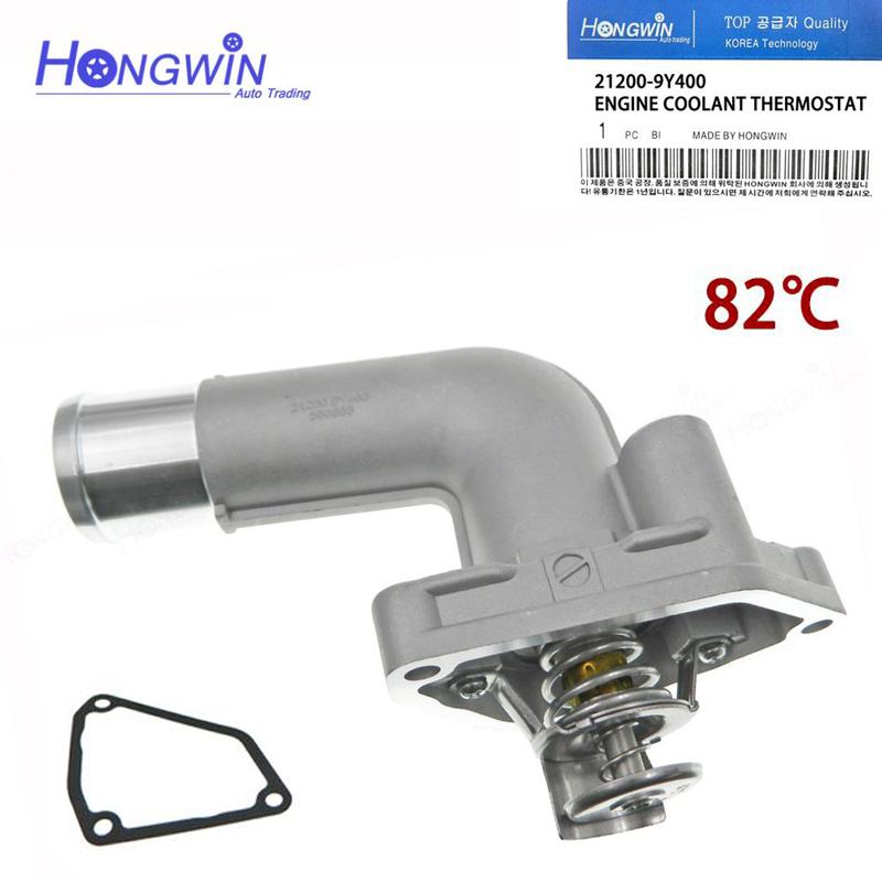 212009Y400 Engine Coolant Thermostat Assembly For Nissan Cefiro I Teana I II (J31) (J32) VQ23DE 2.3L 2003-2008 OE:. 21200-9Y400