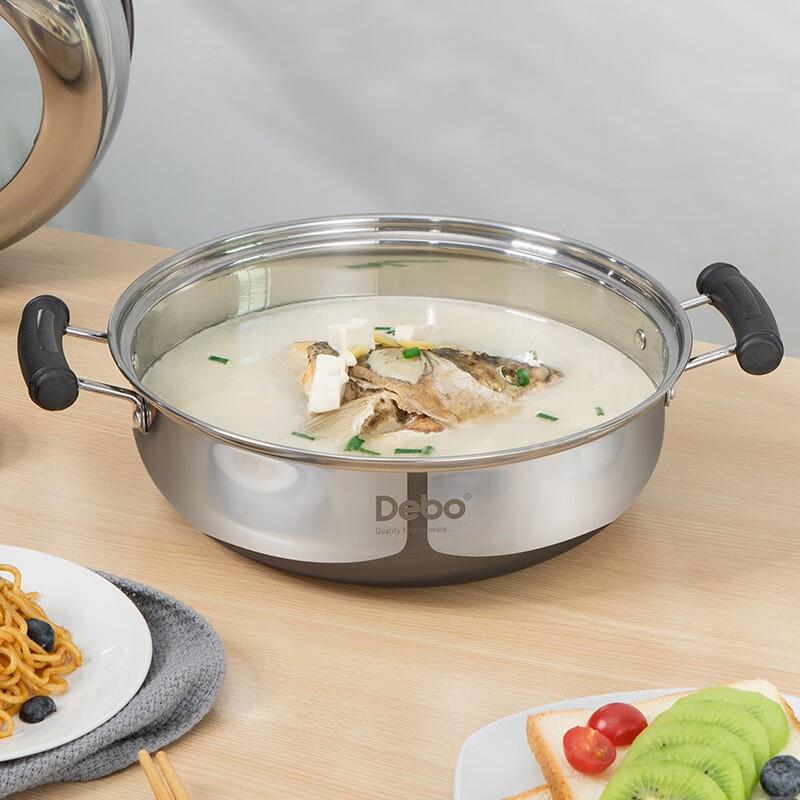 Debo DEP-277 304 Stainless Steel Stew Pot