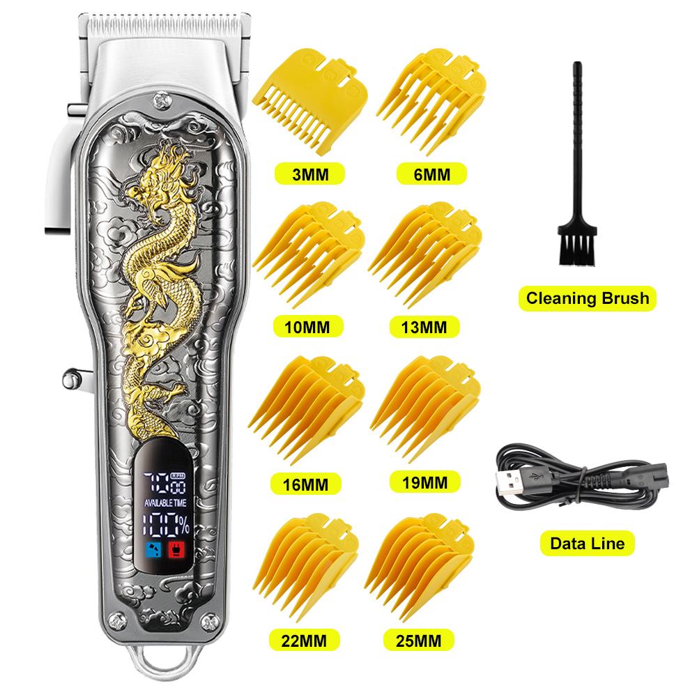 Elektrischer Haarschneider, wiederaufladbarer Rasierer, Bartschneider, professionelle Männer-Haarschneidemaschine, Bartfriseur, USB, kabellos