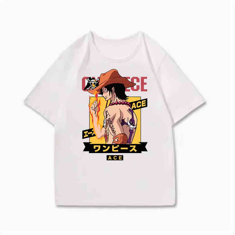 T Shirt for Men Anime Streetwear Graphic T-shirt Unisex Casual Cotton Short Sleeve Tops Man Clothing