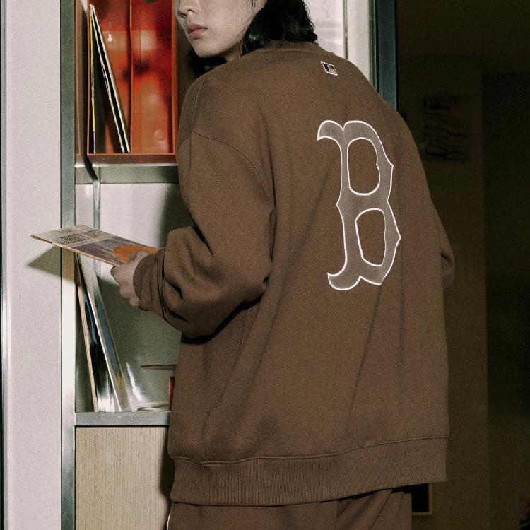 New MLB Boston Red Sox Sweatshirts Unisex Brown 3AMTB0716-43BRS