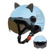 Cat Ears Kids Helmet Motorcycle Bike Cute Helmet Girl Boy Baby Half Helmet Hard Hat