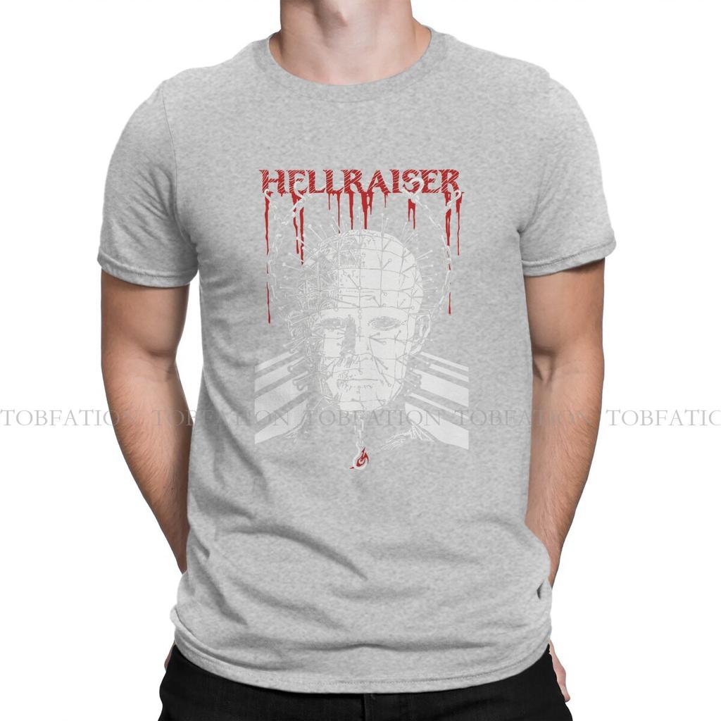 Pinhead Hip Hop TShirt Hellraiser Horror Movie Leisure T Shirt 100 Cotton Stuff For Men Women
